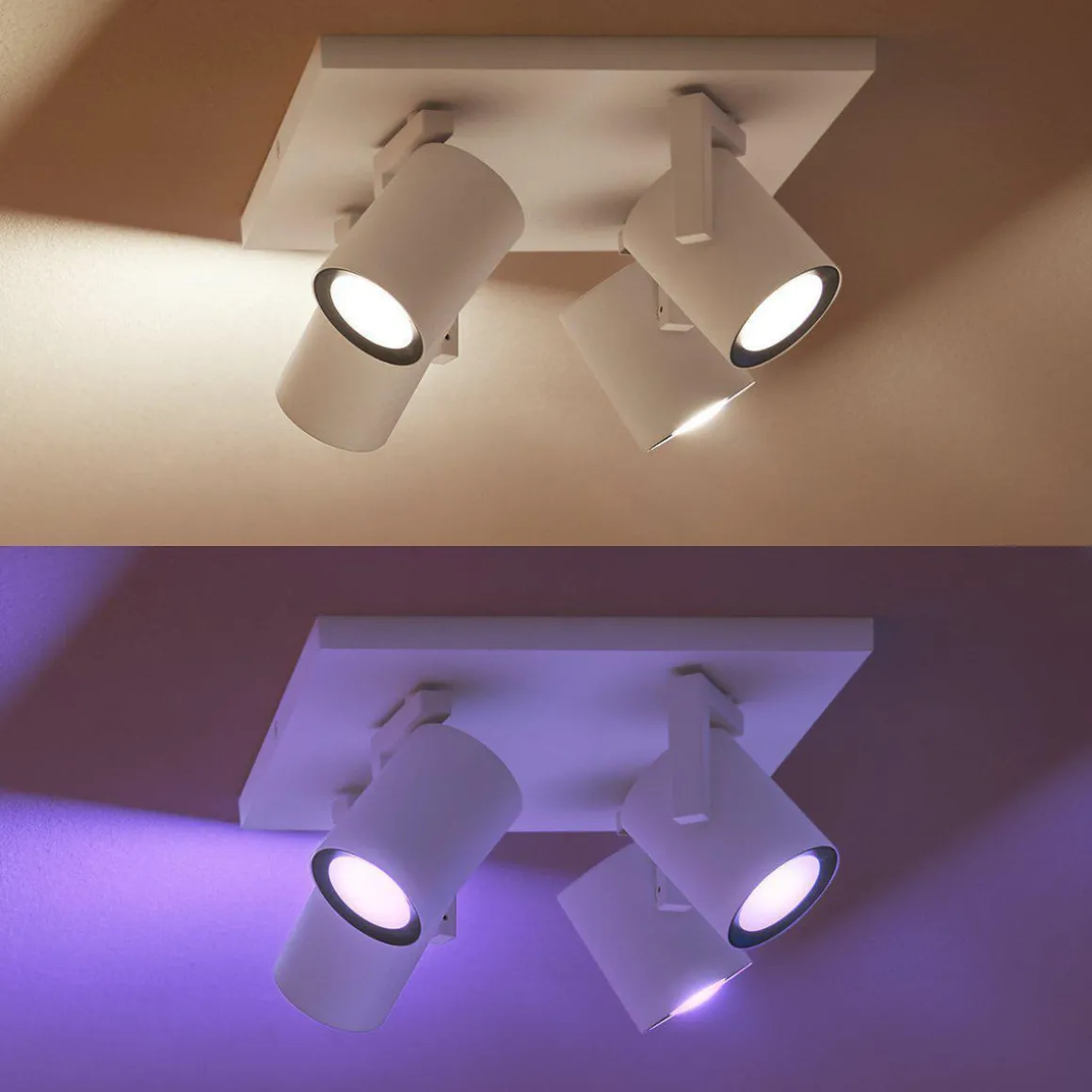 Philips Hue Argenta 4 lys spotlight white and colore ambiance
