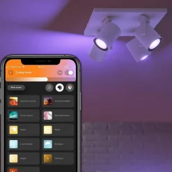 Philips Hue Argenta 4 lys spotlight white and colore ambiance