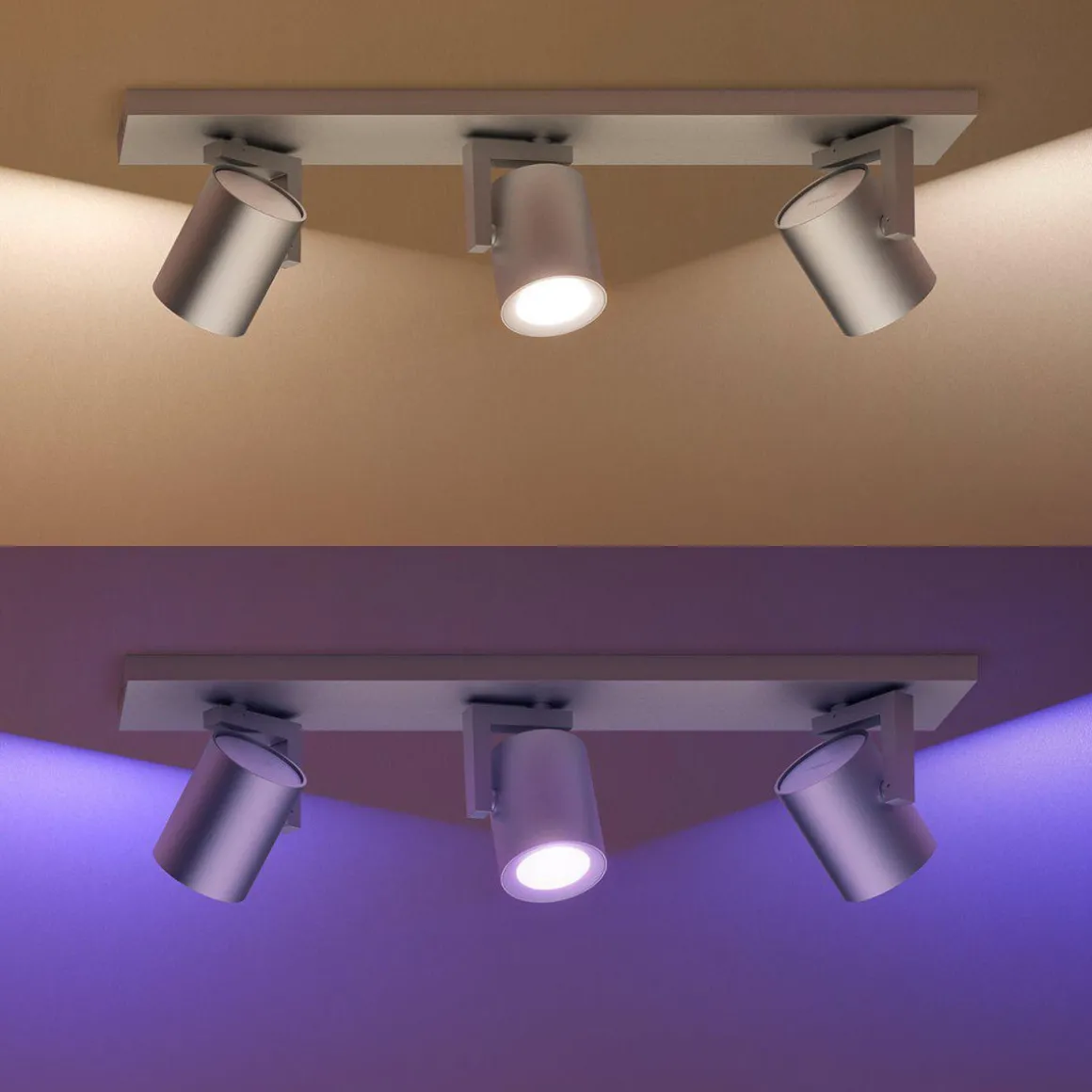 Philips Hue Argenta 3 lys spotlight white and colore ambiance