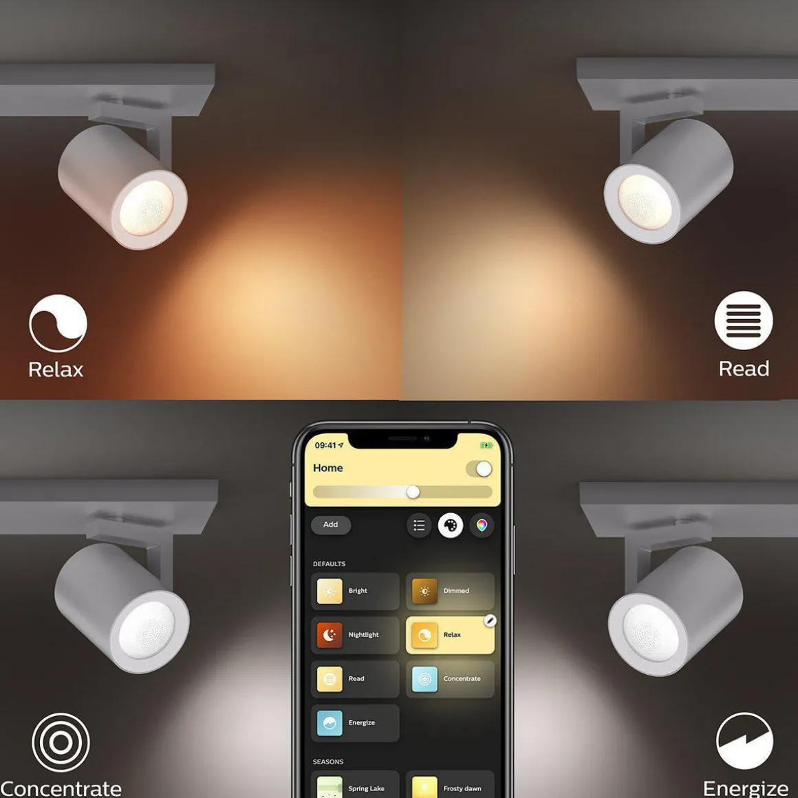 Philips Hue Argenta dobbel spotlight white and colore ambiance