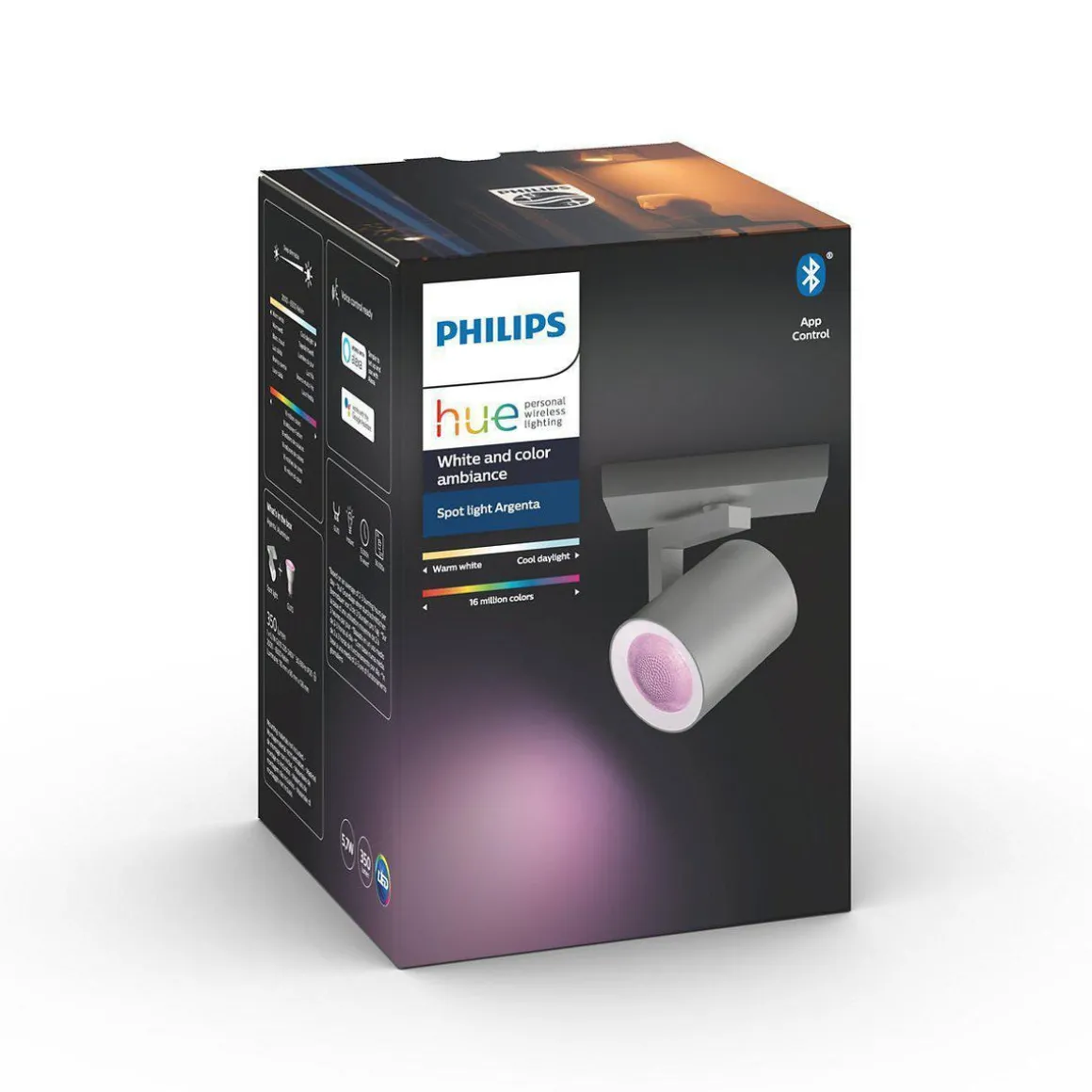 Philips Hue Argenta enkel spotlight white and colore ambiance