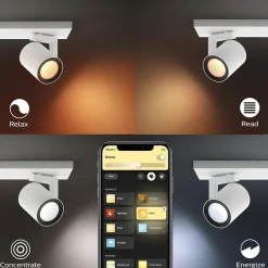 Philips Hue Argenta enkel spotlight white and colore ambiance