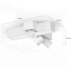 Philips Hue Centris taklampe med 3 spotlys White and colore ambiance - Hvit