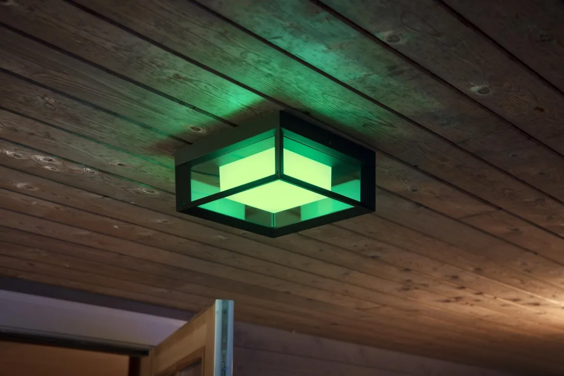 Philips Hue Econic utendørs vegg/tak 3 white ambiance & color luminairs