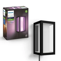 Philips Hue Imress vegglampe utendørs white and color ambiance - Svart