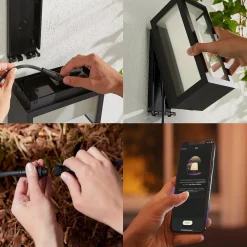 Philips Hue Imress vegglampe utendørs white and color ambiance - Svart