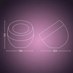 Philips Hue Iris bordlampe white and color ambiance