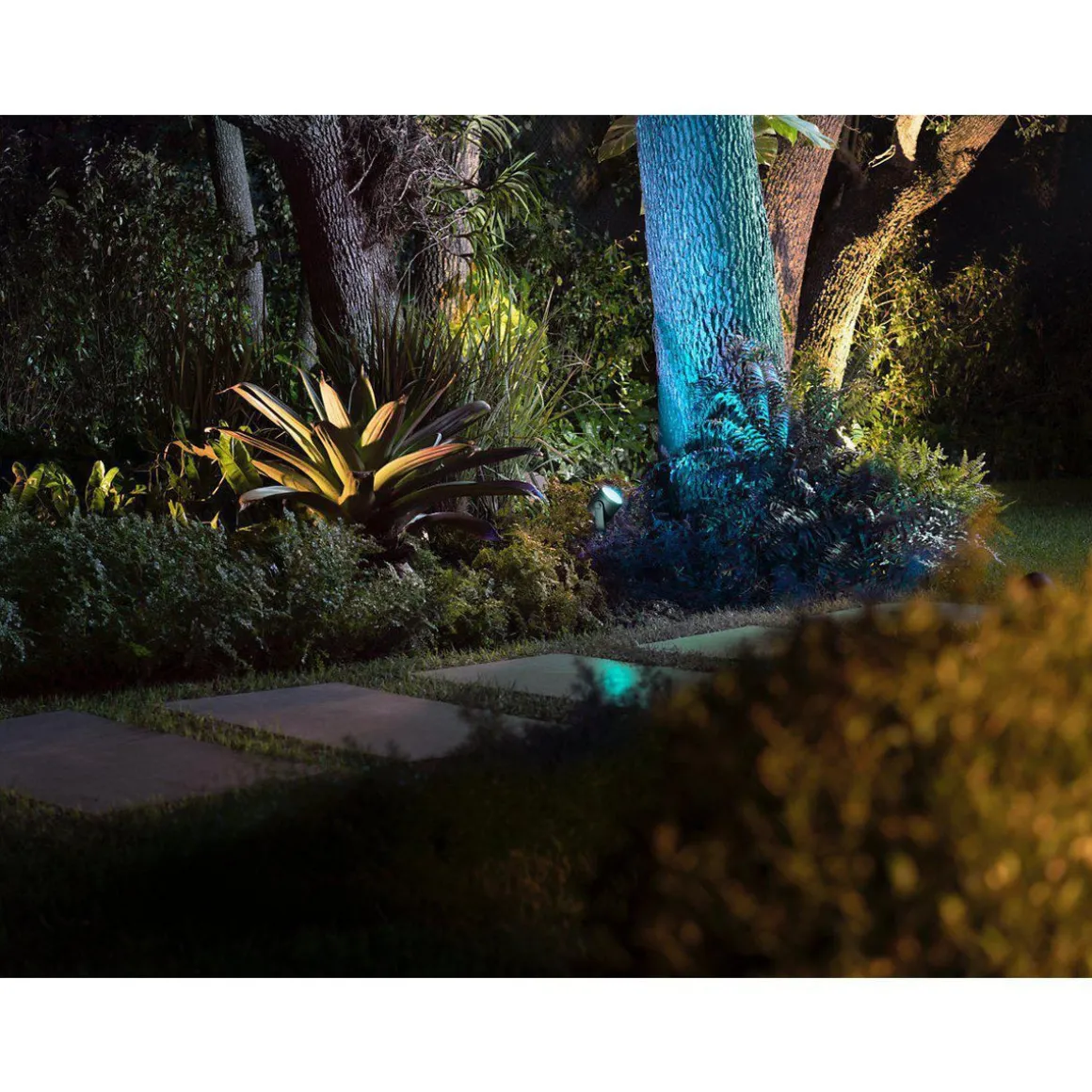 Philips Hue Lily XL utendørs spotlys white and colore ambiance - Svart