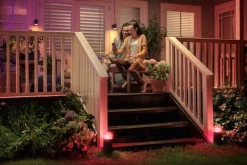 Philips Hue Outdoor Lily Spike 3x8W uplight basekit, antrasitt