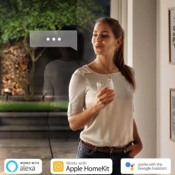 Philips Hue Outdoor Resonate Vegglampe - Svart