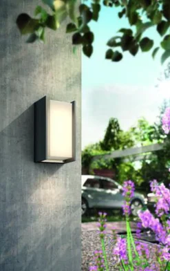 Philips Hue Outdoor Turaco vegglampe, antrasitt