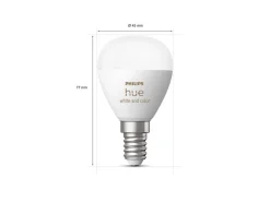 Philips Hue P45 E14 lyspære 5,1W 2200-6500K Hue White Color Ambiance