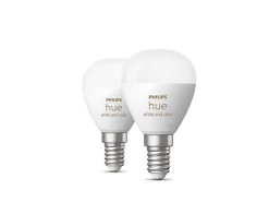 Philips Hue P45 E14 lyspære 5,1W 2200-6500K Hue White Color Ambiance - 2 pakning