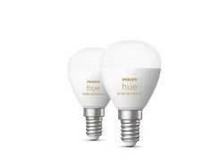 Philips Hue P45 E14 lyspære 5,1W 2200-6500K White Ambiance - 2 pakning