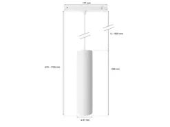 Philips Hue smart Perifo spotskinne 3 pendler 1,5 meter Hue White Color Ambiance