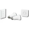 Philips Hue startsett E27 2 lyspærer, bryter og bridge - White ambiance