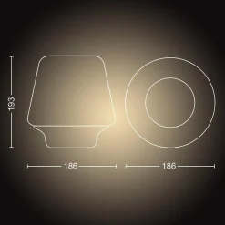 Philips Hue Welness bordlampe white ambiance