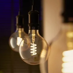 Philips Hue white LED 7W E27 G125 2200-4500 Kelvin - 125 mm