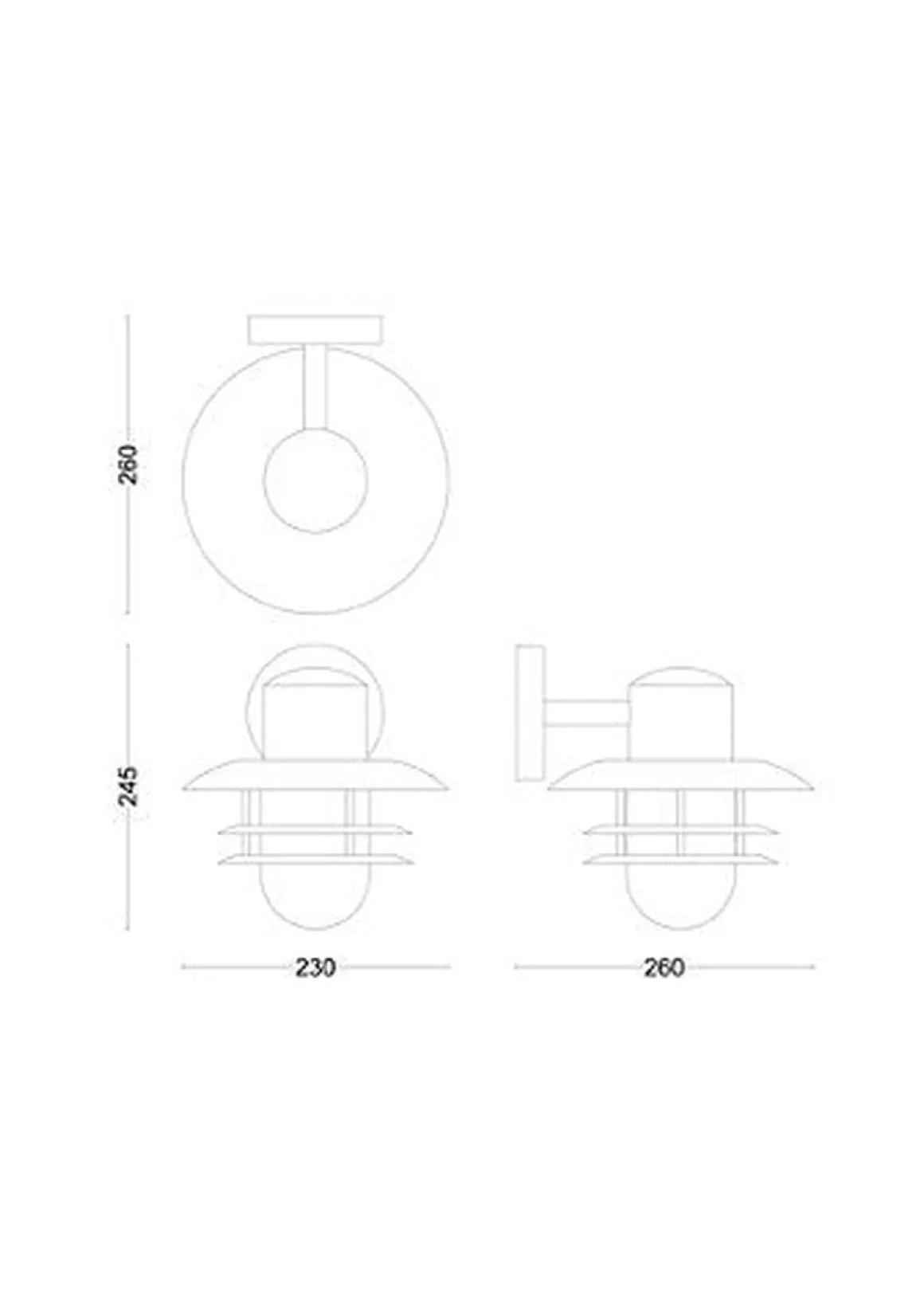 Philips Inyma vegglampe utendørs IP44