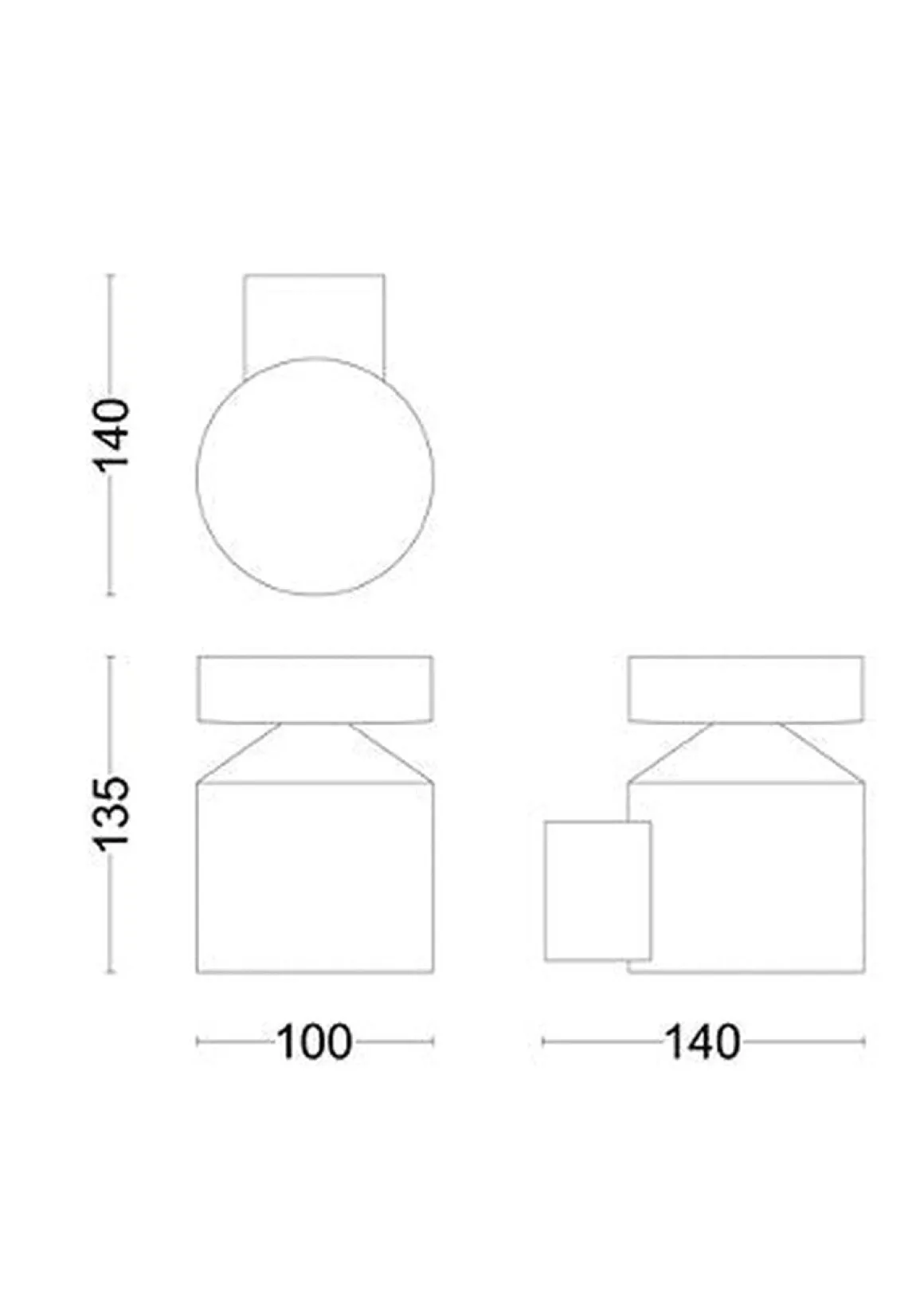 Philips Laven 6W vegglampe utendørs IP44 2700 Kelvin
