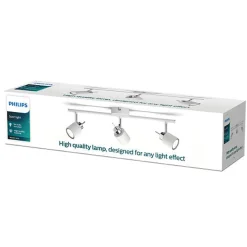 Philips Meranti skinne med 3 spot GU10