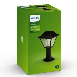 Philips myGarden Alpenglow portstolpe utendørs IP44 - Svart