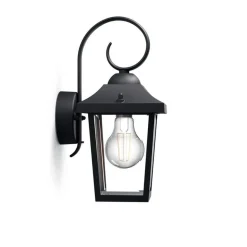 Philips myGarden Buzzard vegglampe, Svart