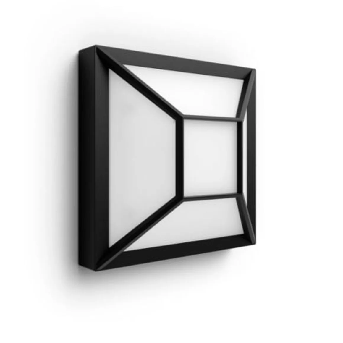 Philips myGarden Drosera vegglampe utendørs IP44 12W LED - Svart