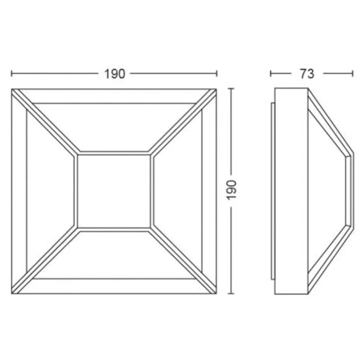 Philips myGarden Drosera vegglampe utendørs IP44 12W LED - Svart