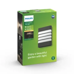Philips myGarden Raccoon vegglampe utendørs 3W IP44 - Antrasitt