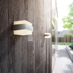 Philips myGarden Shovel vegglampe opp/ned utendørs - Rustfritt stål