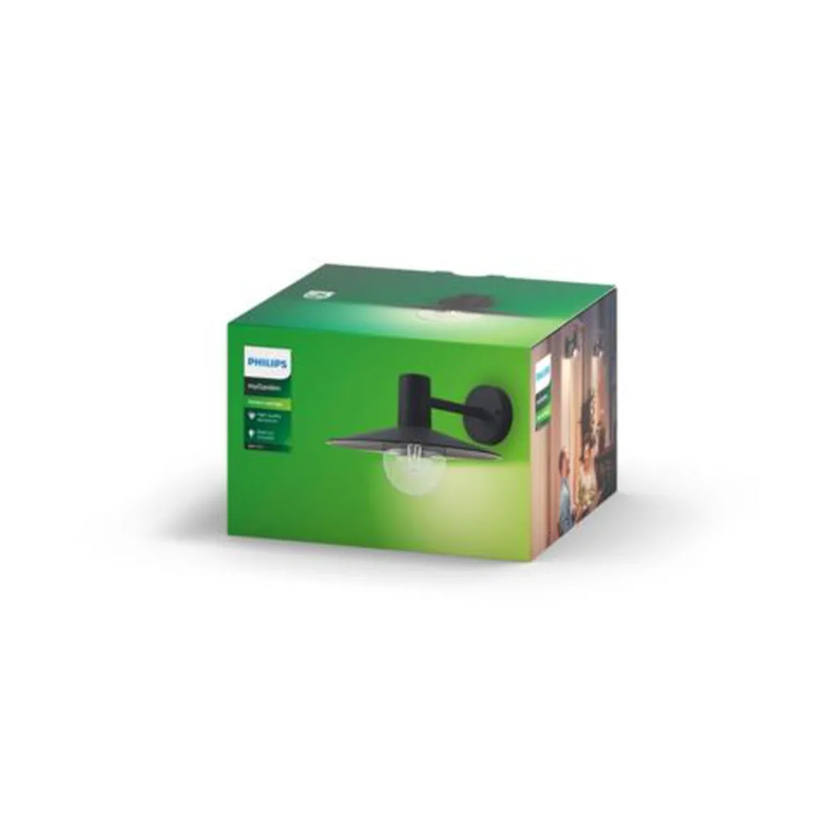 Philips myGarden Skua vegglampe utendørs IP44 - Svart