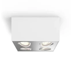 Philips myLiving 4 lys takspot 4x4,5W warmglow - Hvit