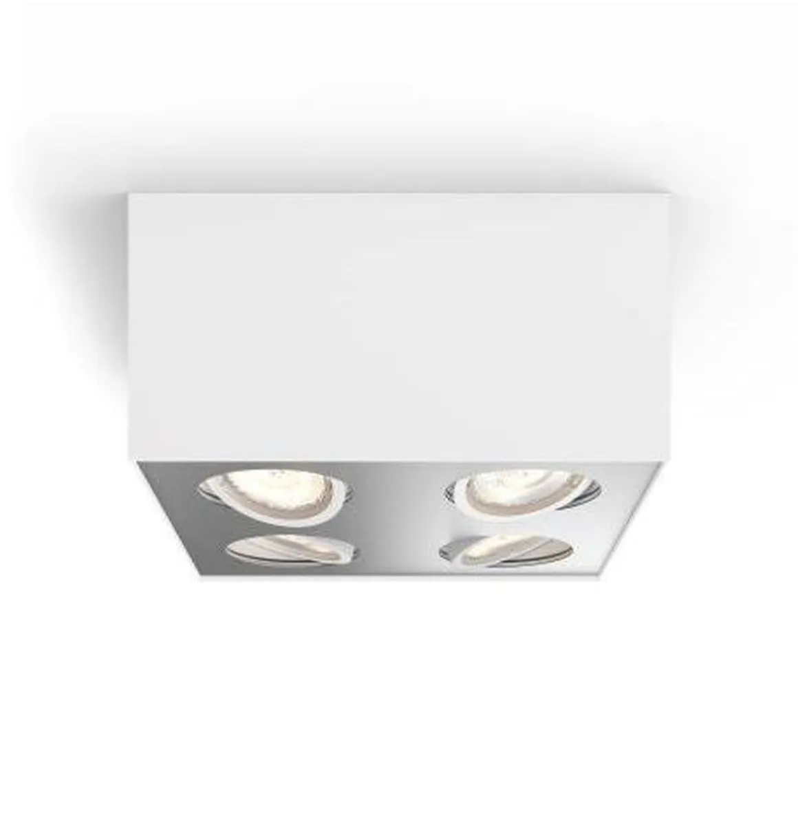Philips myLiving 4 lys takspot 4x4,5W warmglow - Hvit