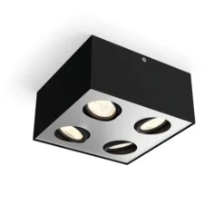 Philips myLiving 4 lys takspot 4x4,5W warmglow - Hvit