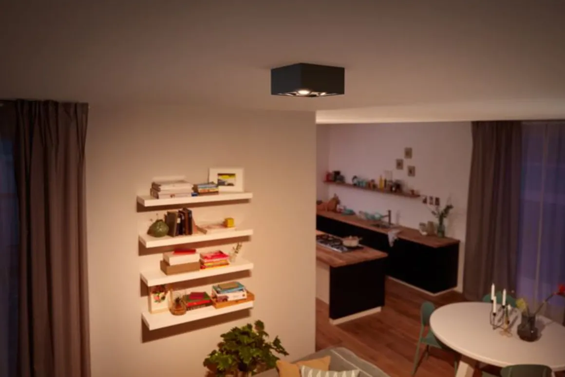 Philips myLiving 4 lys takspot 4x4,5W warmglow - Hvit