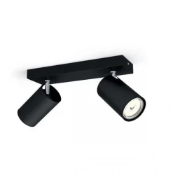 Philips myLiving Kosipo dobbel takspot, matt Svart