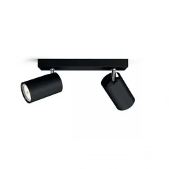 Philips myLiving Kosipo dobbel takspot, matt Svart