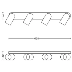 Philips myLiving Pongee 4 takspot