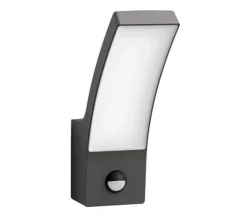 Philips Splay vegglampe utendørs IP44 12W LED m/sensor - Antrasitt