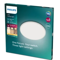 Philips superslim taklampe 43 cm 22W 2700 Kelvin 3-step dim