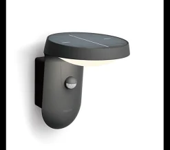 Philips Tyla vegglampe 1,2W 3000 Kelvin IP44 solcelledrevet med dag/natt og bevegelses sensor