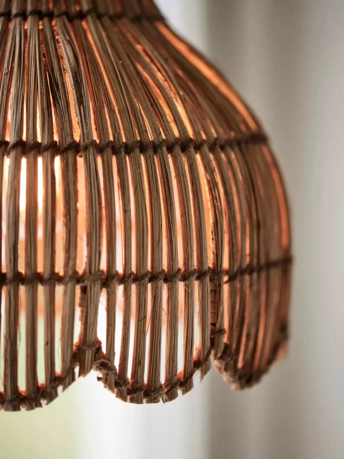 Pia takpendel 24 cm - Natur