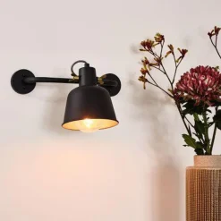 Pia vegglampe - Svart