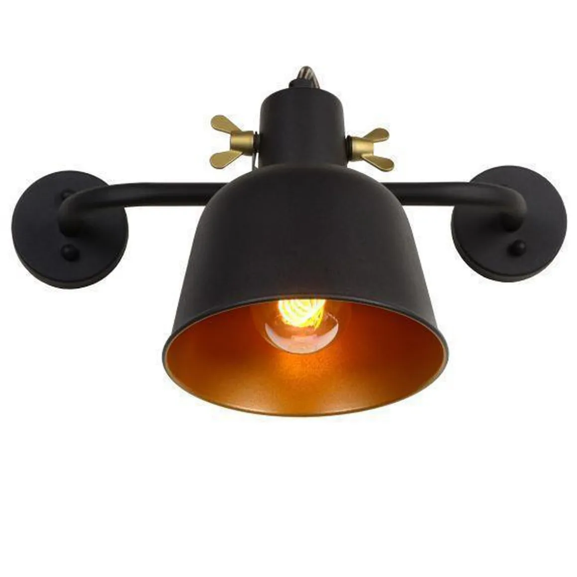 Pia vegglampe - Svart