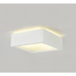 Plastra firkantet taklampe 25x25 cm E27