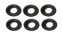 Plejd smart tilt lavtbyggende spot / downlight 2200-4000K IP44 8W RA90 - 6 pakning