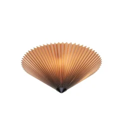 Plisado taklampe 50 - Grå