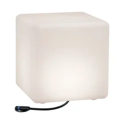 Plug & Shine Cube 30x30 cm 6,5W 3000 Kelvin IP67 - Med jordspyd