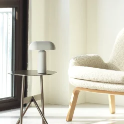 Porta bordlampe - Grå